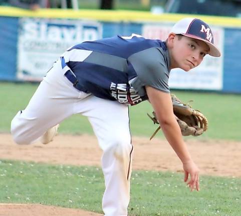 Cole Engel dealing in the championship game.