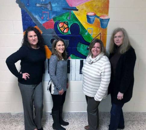 The Monroe-Woodbury Music Boosters board of directors includes, from left to right, are: Eliza Reynolds, Michelle Pollack, Deana Dovico and Vicki Ledwitz.