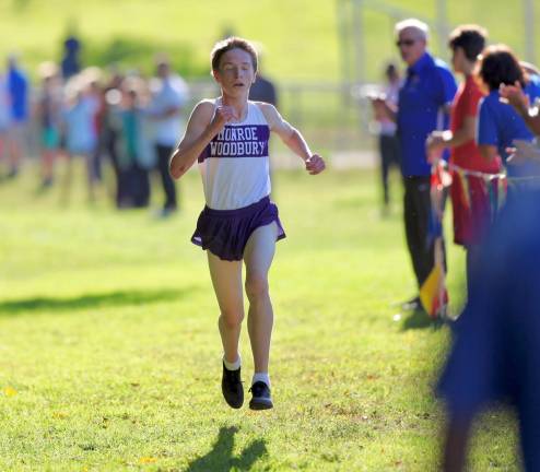 Brian Whitfield led the Crusaders with a second-place finish over the three-mile course.