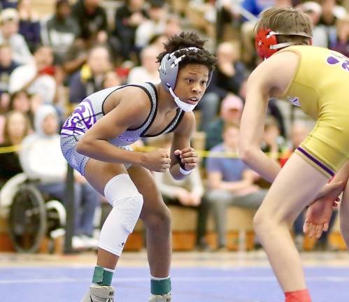 Crusader freshman Jordan Brown won a 3-0 decision to take the 99 lbs. title.