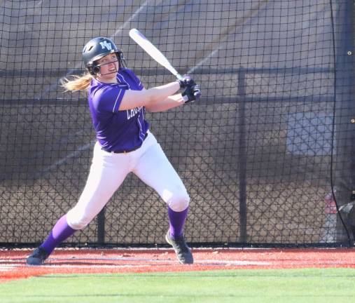 Jessica O&#x2019;Brian (#4) had two hits and two RBI&#x2019;s in the game.