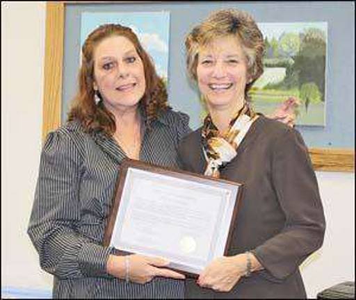 School honors new retiree