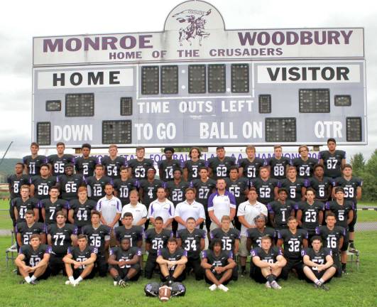 The 2018 Monroe-Woodbury Varsity Football Team.