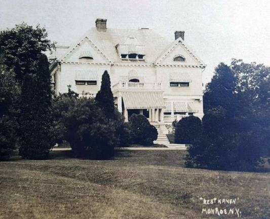 The other entrance to Rest Haven back in the day.