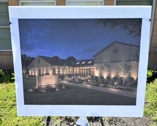Proposed design for the Town of Woodbury Town Hall and Village of Woodbury municipal offices.