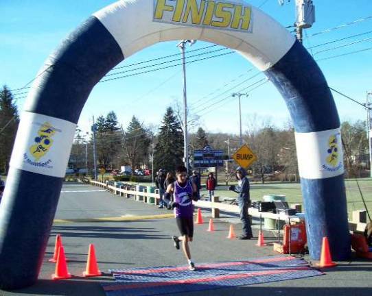 Photo provided by the Monroe Joint Park &amp; Recreation Commission The overall winner of the 23rd annual 5K Turkey Trot and Walk was Lianey Hernandez of Monroe, who finished with a time of 17:41.7.