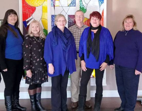 Photo provided by Ramona Adams The Stephen Ministry at St. Paul Lutheran Church in Monroe will hold a Blue Christmas Service on Sunday, Dec. 10. The Stephen ministers pictured here Karen Kehrli, Kathi Brennan, Jeanette Haug, Duane Cagney, Ramona Adams and Kim Longo).