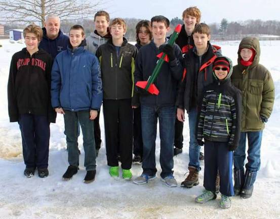 Woodbury Boy Scout Troop 4 was award a $750 Orange &amp; Rockland Utilities grant to support its plans to design and build two model rockets and enter those rockets into the finals of a national rocketry competition.