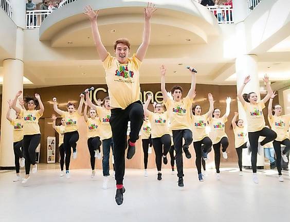 A musical production preview during the 2016 “Arts Builds Confidence” student arts showcase.