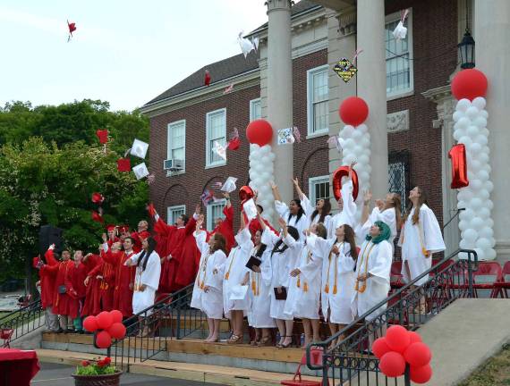 Photos by Kristina Stelz Suddenly, high school students no more.