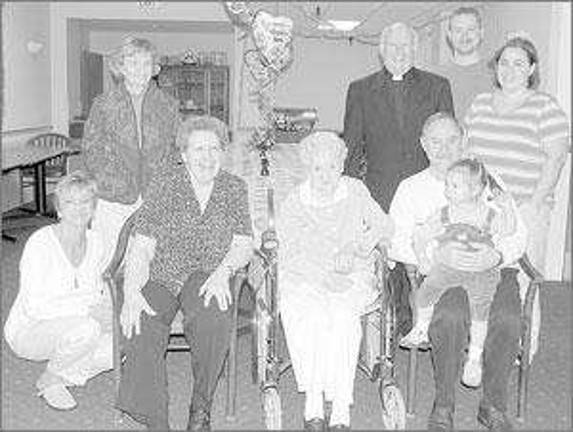 Schervier Pavilion resident Anna Stefan celebrates 100th birthday