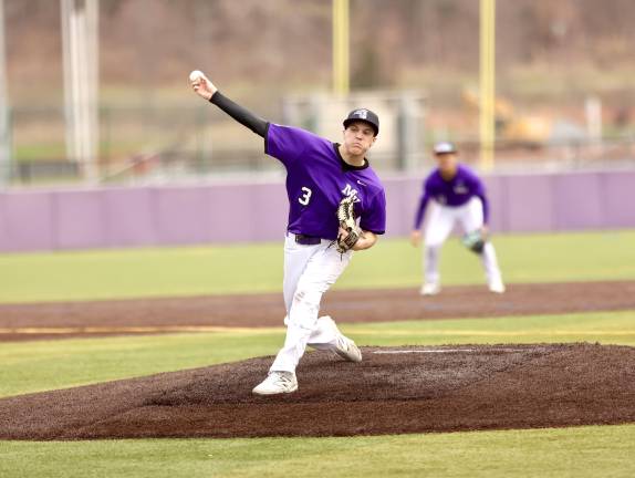 Braeden Burke became the Crusaders all time strikeout leader.