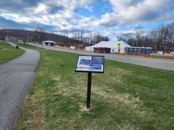 A day of rest. This was the scene last Sunday after the first week of construction to upgrade Airplane Park. The work was affected by last week’s intermittently poor weather. Photo by Samantha Finch.