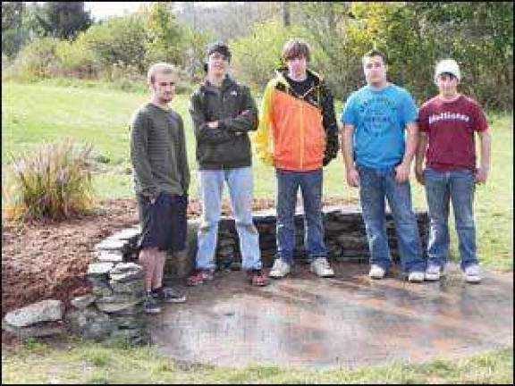Eagle Scout candidate honors firefighters with memorial garden