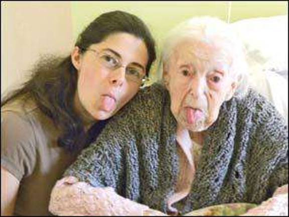 That's right, she's 110-years-old