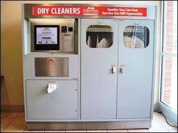 24-hour dry cleaning kiosk now at Monroe ShopRite