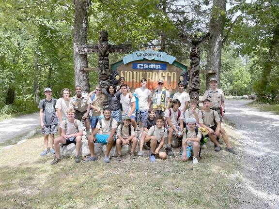 Mile swims and merit badges for Monroe Boy Scouts, camping amid heat and storms