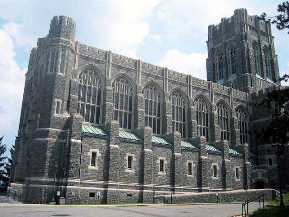 West Pointís Cadet Chapel has the worldís largest church pipe organ with more than 23,500 pipes in a cathedral sanctuary measuring more than 200 feet long.