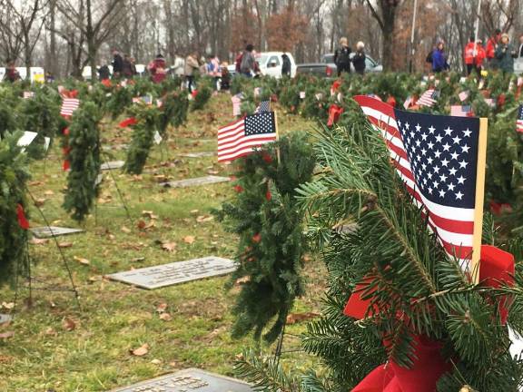 Last year’s Wreaths Across America.