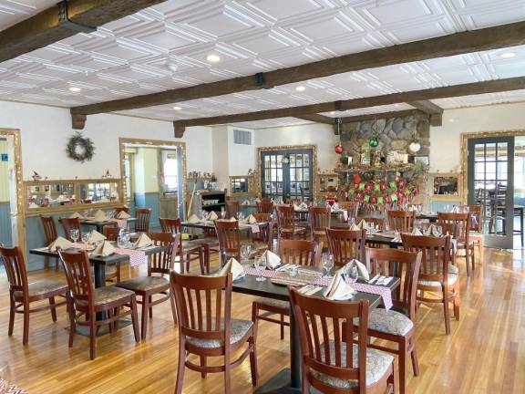 The decorated dining room at The Tequila Grill on Still Road in Monroe.