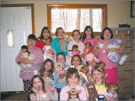 A doll of a tea party