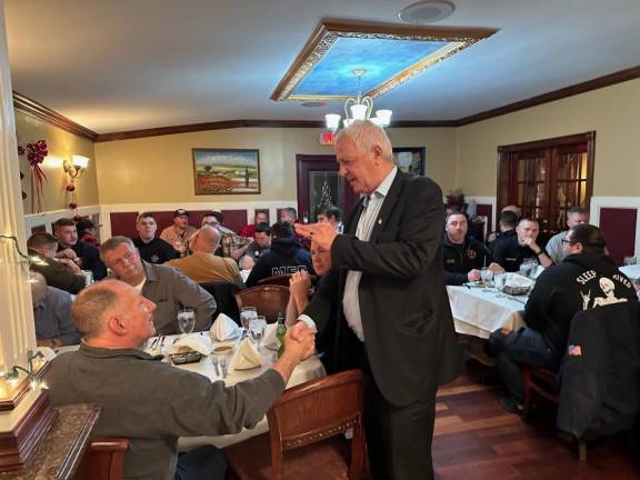La Vera Cucina thanks Monroe firefighters for saving their business
