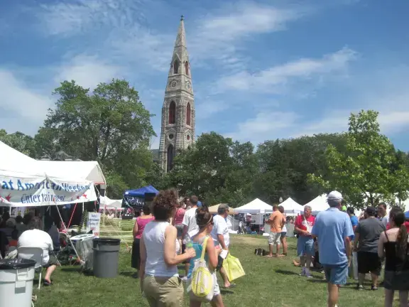 Goshen Village Green (file photo from past Great American Weekend).