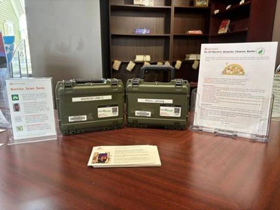 The free HomeBoost kit includes a thermal camera that connects to a smartphone and instructions on how to set up an account through the HomeBoost application.