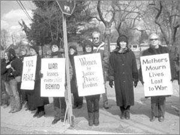 Women in Black hold peace vigil