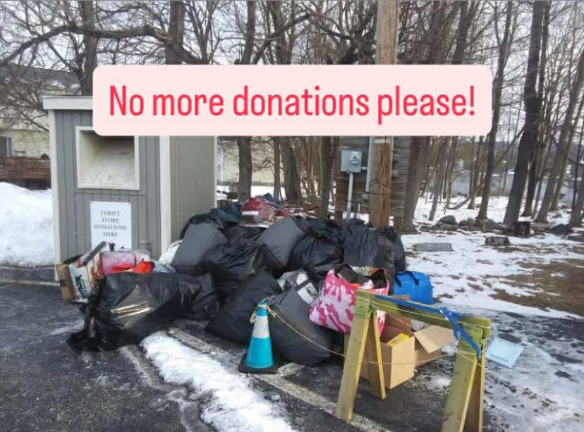 The Sacred Heart Church’s is in need of a better facility for receiving donations.