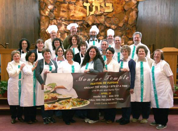 The Monroe Temple of Liberal Judaism will hold a &quot;Festival of Flavors&quot; on Sunday, April 22, from 4 to 7 p.m. at the temple located 314 North Main St. in Monroe.