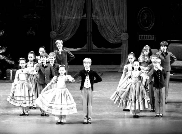 Photo credit: Paul Kolnik Credit Photo: Paul Kolnik Shown is the party scene from George Balanchine's The Nutcracker from last year. Pierson will be a guest in the party scene during this year's performances.