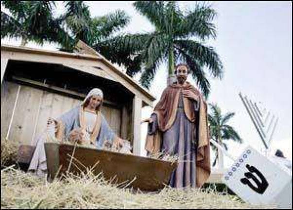 GPS technology protecting baby Jesus statues