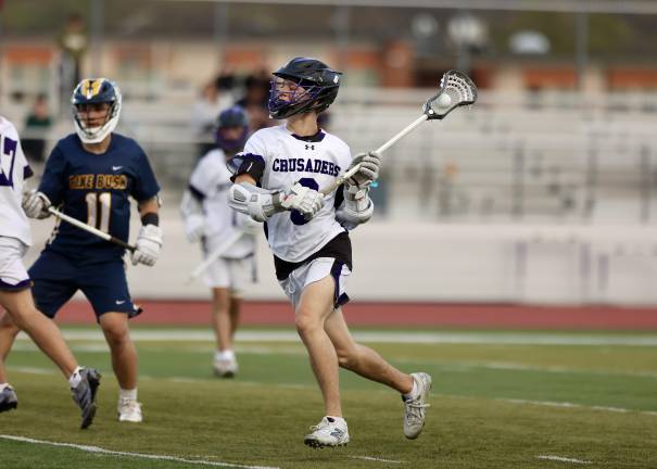 Sophmore #6 Luke Damiani scored three goals and had four assists in the game.