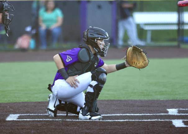 Crusader Catcher Joey Bauer had two singles in the game.