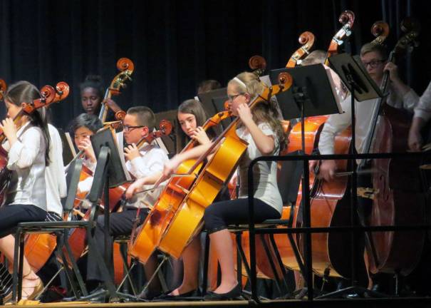Celebrating M-W Middle School All-County music students
