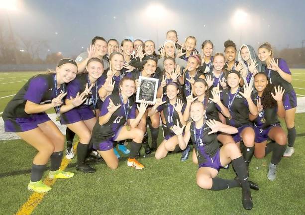 Crusader Dynasty: Crusaders celebrate their seventh consecutive Section 9 Title.