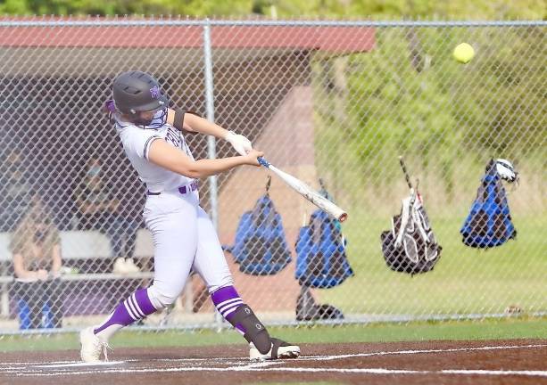 Emma Lawson had two doubles and drove in three runs in the game.