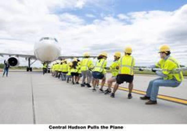 Central Hudson team pulled the plane.