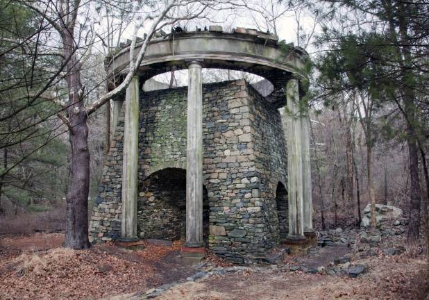 Photo by Robert G. Breese The Sterling Furnace on a rainy winter afternoon.