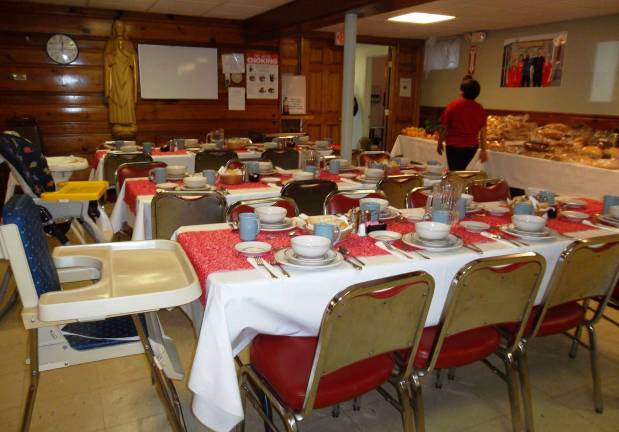 The community outreach programs at Sacred Heart Church began in fall 2009 when Monroe’s only soup kitchen, Our Father’s Kitchen, started offering meals on Wednesday evenings.