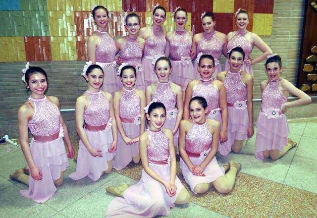 &quot;How to Save a Life:&quot; Back row: Abby Auty, Meghan Jezik, Kerry Behringer, Nora Gmelch, Isabella Tondo and Olivia Lotito; middle row: Bridget Quiroga, Sofia Bevacqua, Ella Katzman, Grace McCleary, Annabelle Hairston, Madison Vassallo and Emily Rita; and in front: Sydni Belnick and Ava Simone.