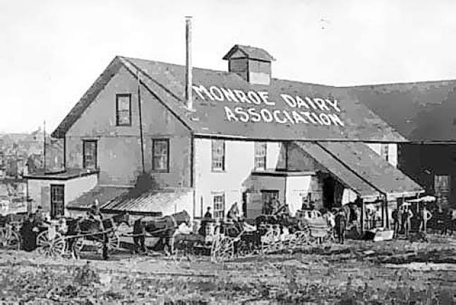 The Monroe Dairy Association building circa 1900 on 17M Monroe (in the area of the New Monroe Farms).