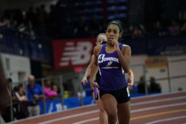 Jody Smith was part of the Monroe-Woodbury Indoor track relay teams that competed last week at the Yale Track Classic in New Haven, Conn., on Jan. 19 and the New Balance Games in the NYC Armory the next day.