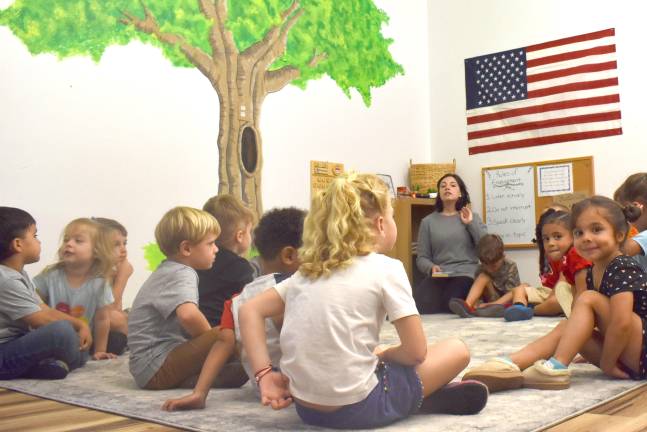 A Montessori-style “studio” of the youngest learners at Ascend Academy, which opened in 2020.