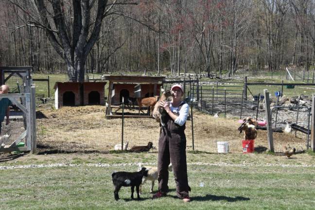 Lisa Gromacki's farm started with two pet goats. Goats are like chips, she said. You can't have just two.