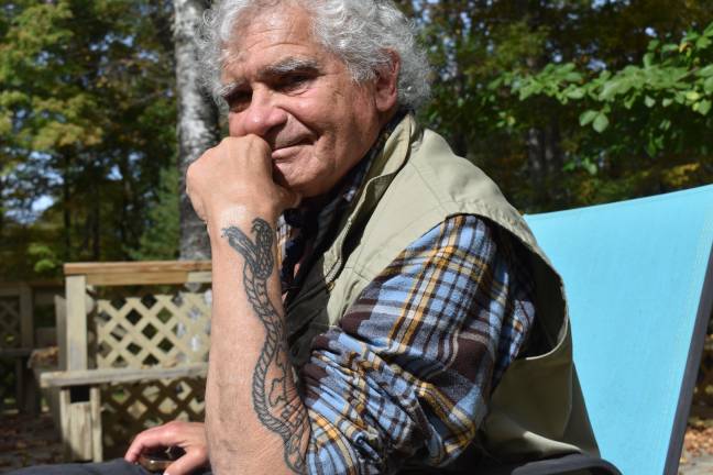 Musician Marty Kupersmith, 83, got a rattlesnake tattoo to commemorate his bite.
