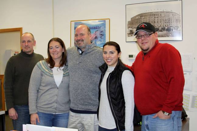 From left: Doug Stahl, Heather Walsh, Chris Mayo, Amanda York, and Dan Morse (Photo provided)