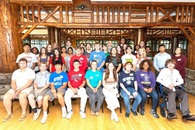 2026 Scholarship Recipients at Bear Mountain Inn.