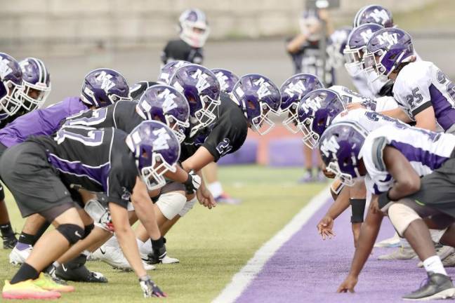 On the goal line, this years team gets ready to take the next step.